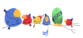 Capodanno 2016: Felice Anno Nuovo col doodle di Google