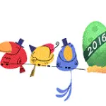 Capodanno 2016: Felice Anno Nuovo col doodle di Google